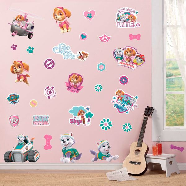 Stickers for Kids: PAW Patrol Girl Pup