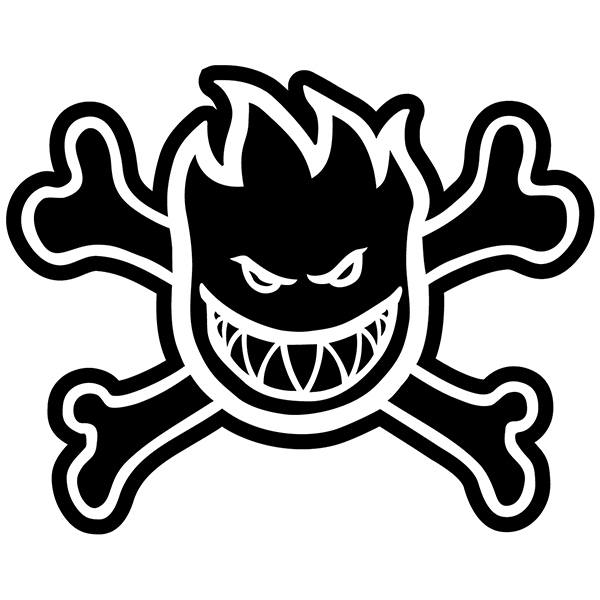 Car & Motorbike Stickers: Pirate Spitfire