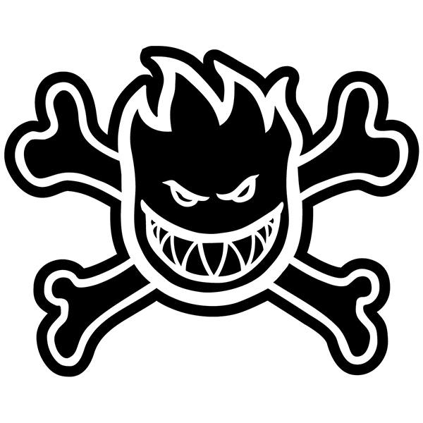 Car & Motorbike Stickers: Pirate Spitfire