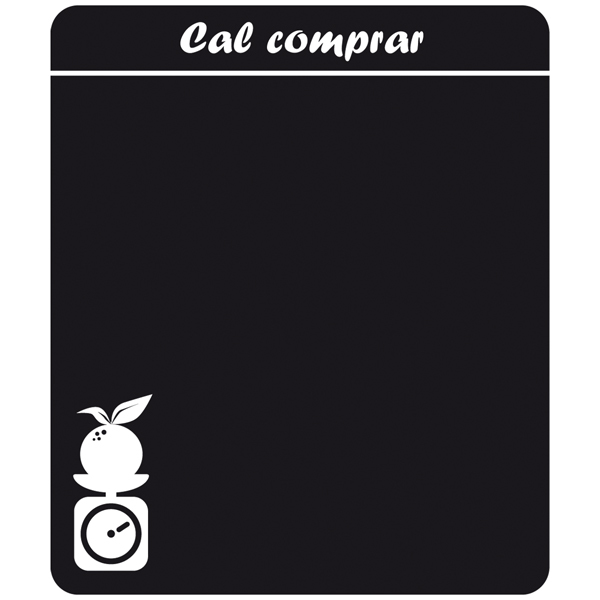 Wall Stickers: Chalkboard Shopping list Catalan