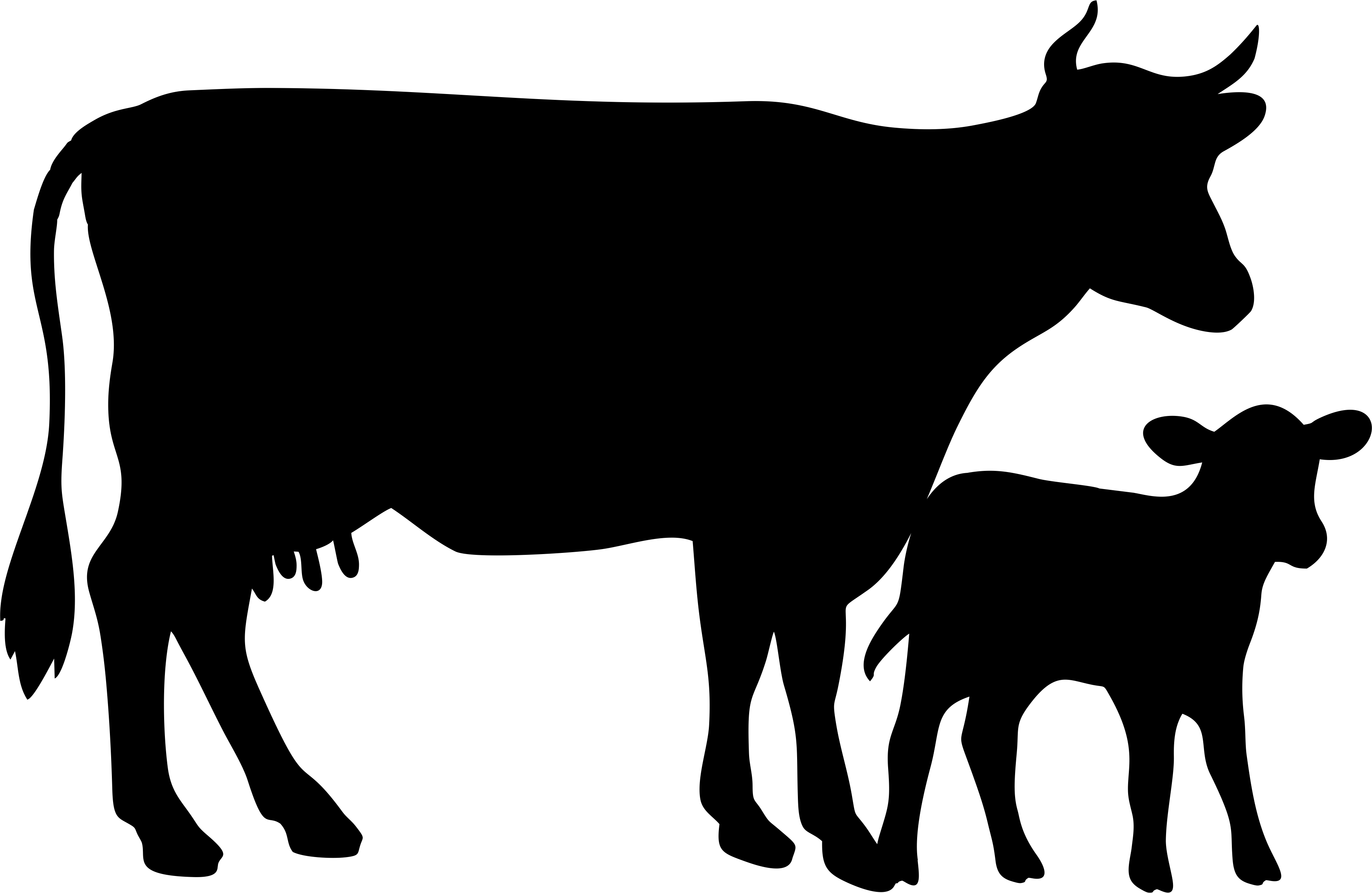 Stickers for Kids: Weekly Cows 0