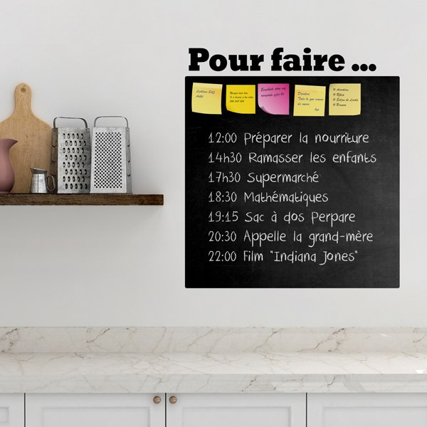 Wall Stickers: Chalkboard 