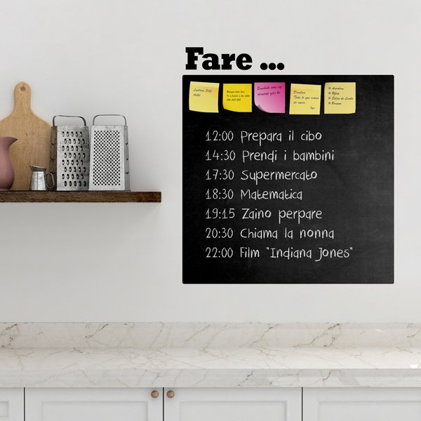 Wall Stickers: Chalkboard 