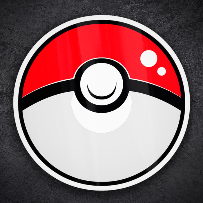 Car & Motorbike Stickers: Modern Pokeball Pokémon