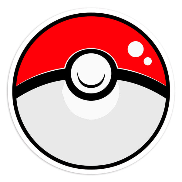 Car & Motorbike Stickers: Modern Pokeball Pokémon
