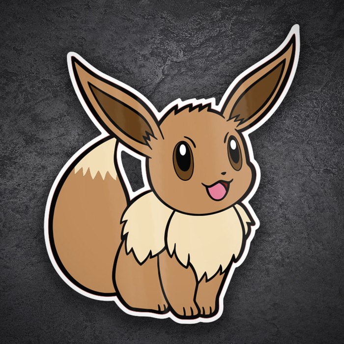 Car & Motorbike Stickers: Classic Sitting Eevee
