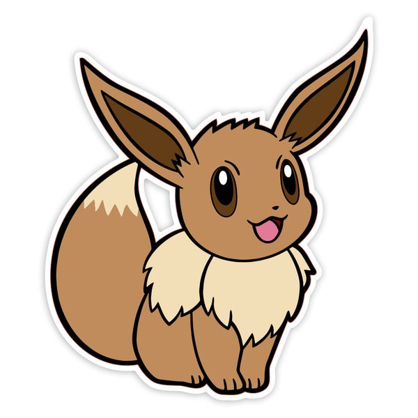 Car & Motorbike Stickers: Classic Sitting Eevee