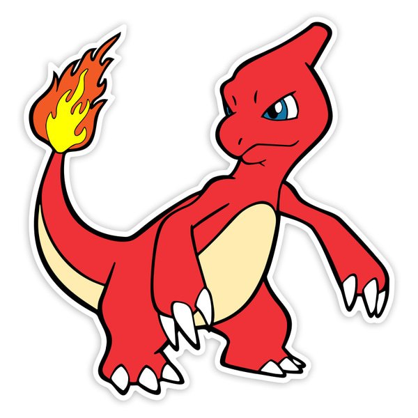 Car & Motorbike Stickers: Classic Fierce Charmeleon