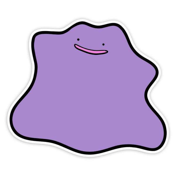 Car & Motorbike Stickers: Classic Smiling Ditto