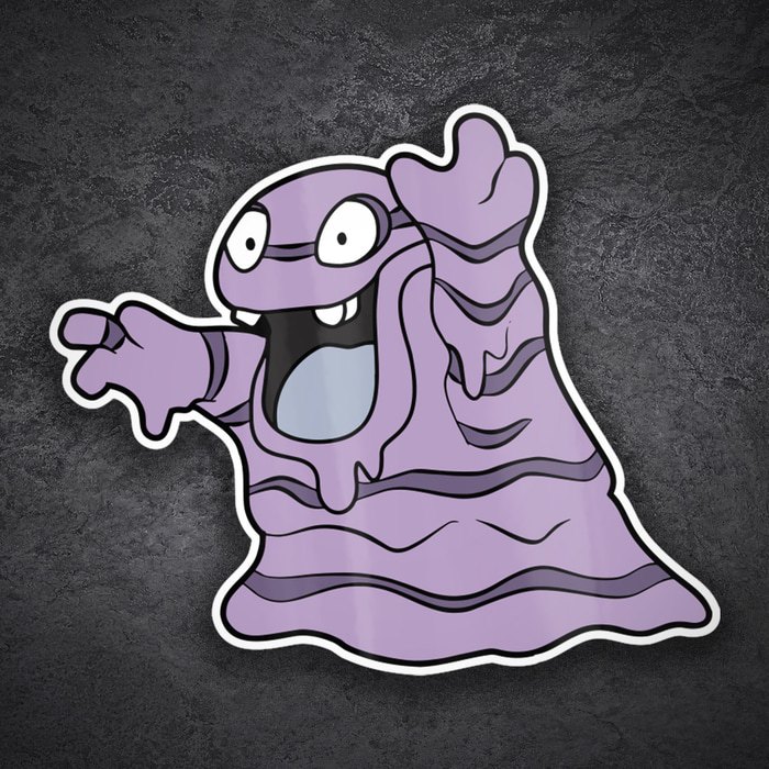 Car & Motorbike Stickers: Grimer Classic Decal