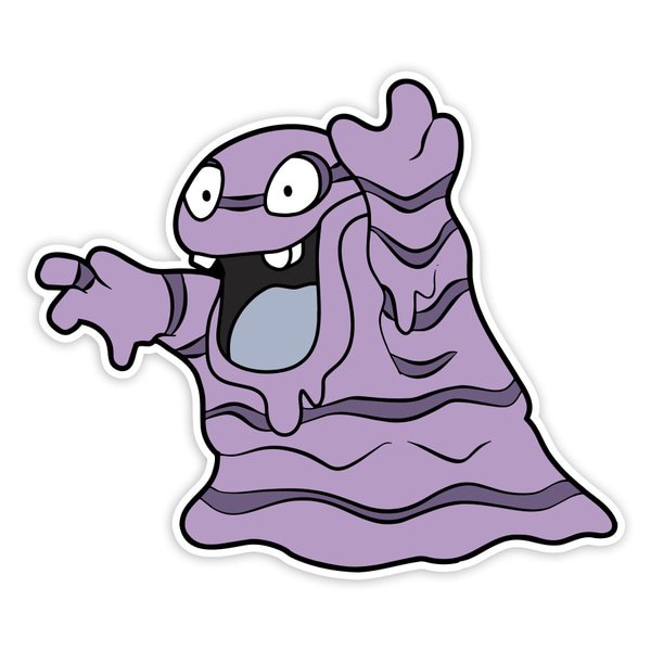 Car & Motorbike Stickers: Classic Gooey Grimer