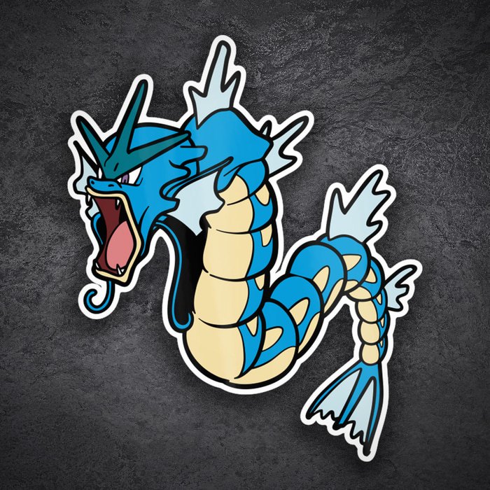 Car & Motorbike Stickers: Classic Furious Gyarados