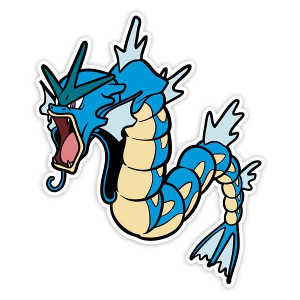 Car & Motorbike Stickers: Classic Furious Gyarados