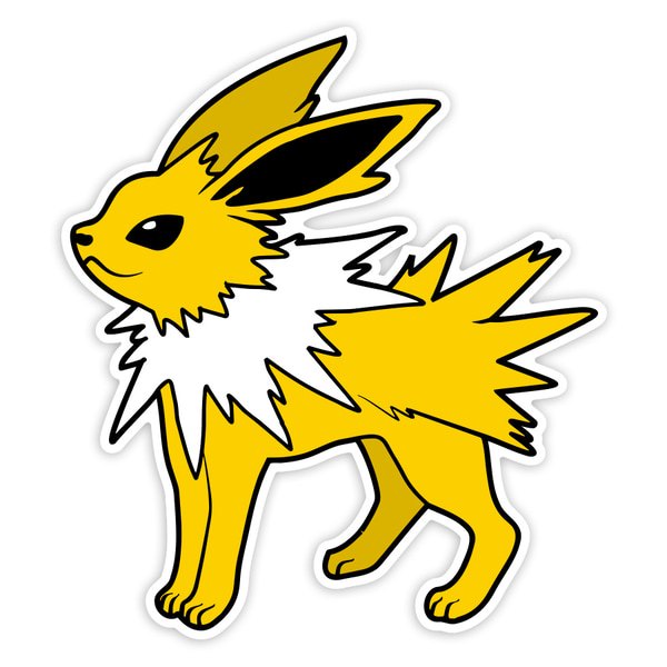 Car & Motorbike Stickers: Classic Electric Jolteon