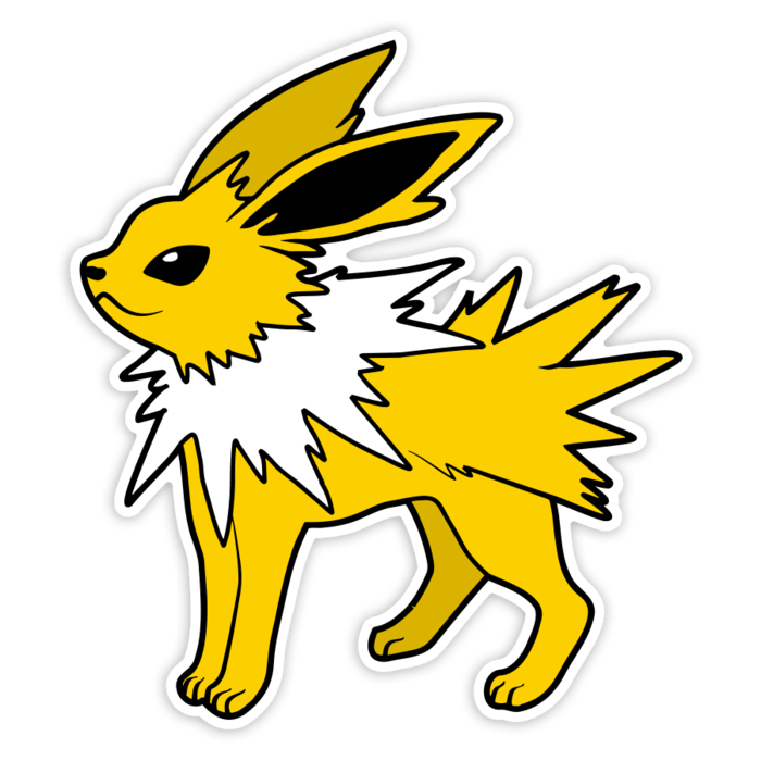 Car & Motorbike Stickers: Classic Electric Jolteon