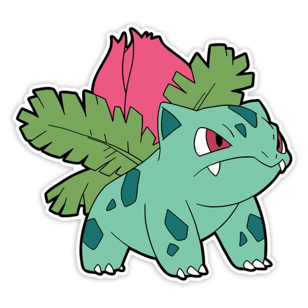 Car & Motorbike Stickers: Classic Evolving Ivysaur
