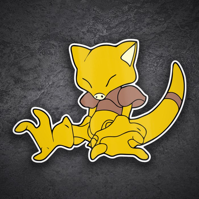 Car & Motorbike Stickers: Classic Meditating Abra