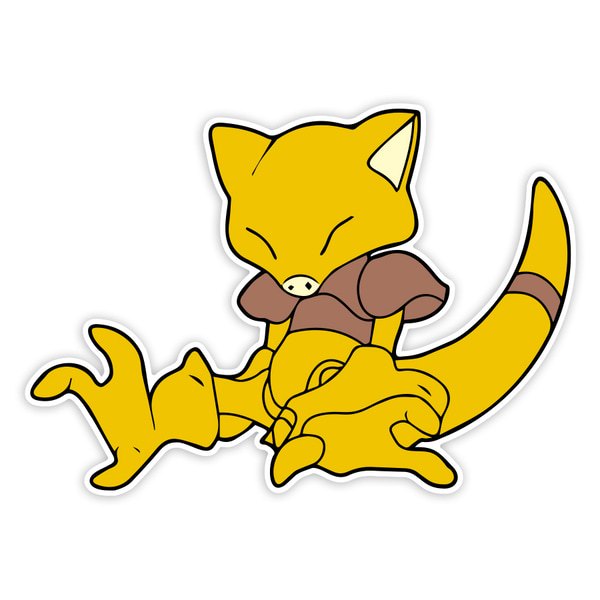 Car & Motorbike Stickers: Classic Meditating Abra