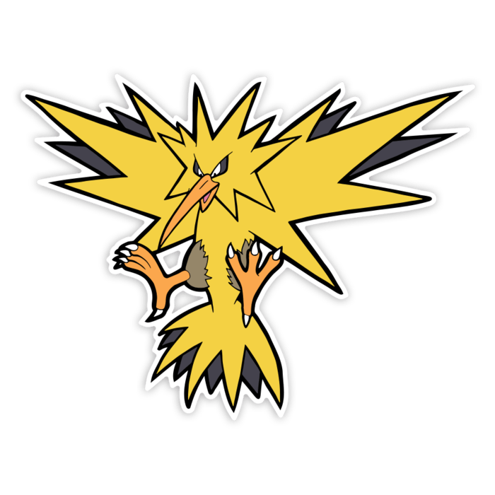 Car & Motorbike Stickers: Zapdos Classic Decal