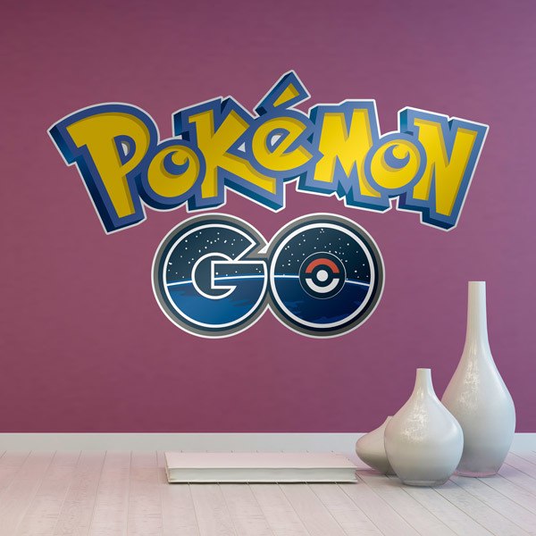 Stickers for Kids: Pokémon GO logo 2016 1
