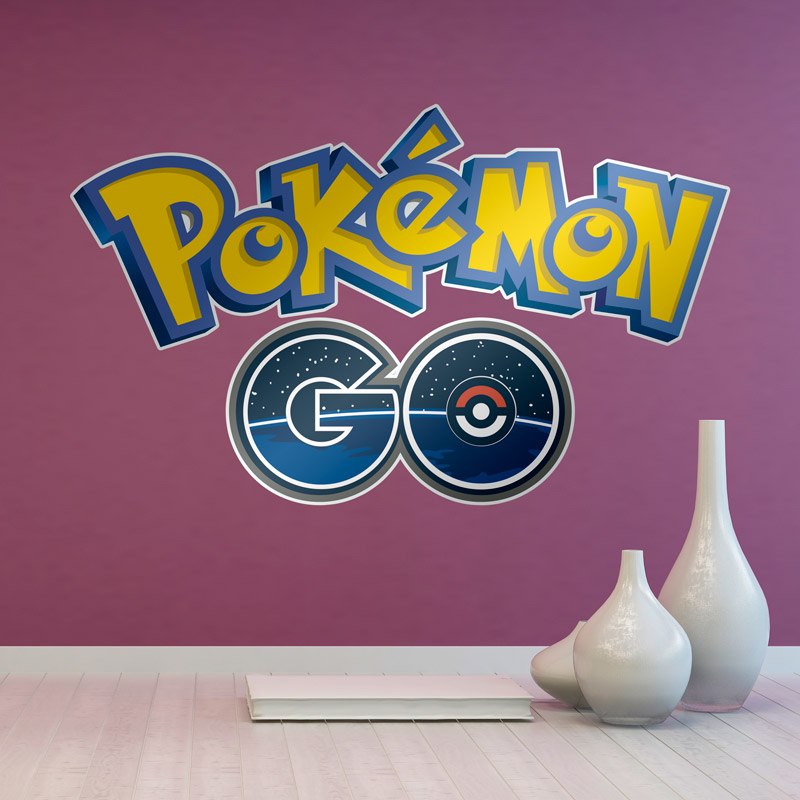 Stickers for Kids: Pokémon GO logo 2016
