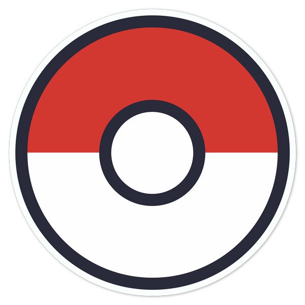 Car & Motorbike Stickers: Poke Ball - Pokemon