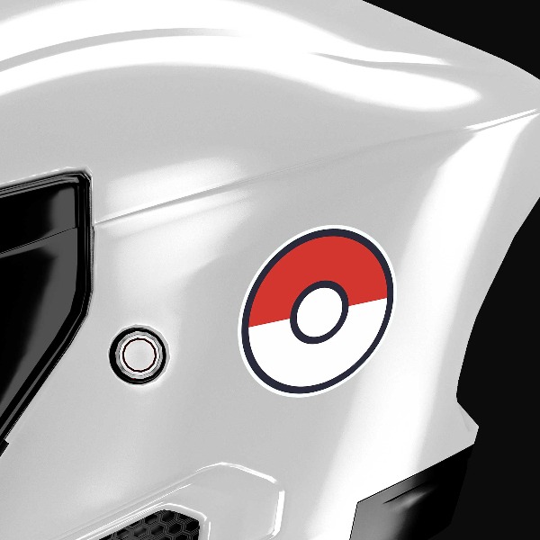 Car & Motorbike Stickers: Poke Ball - Pokemon