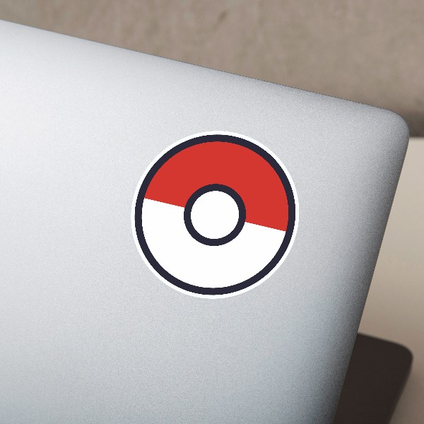 Car & Motorbike Stickers: Poke Ball - Pokemon