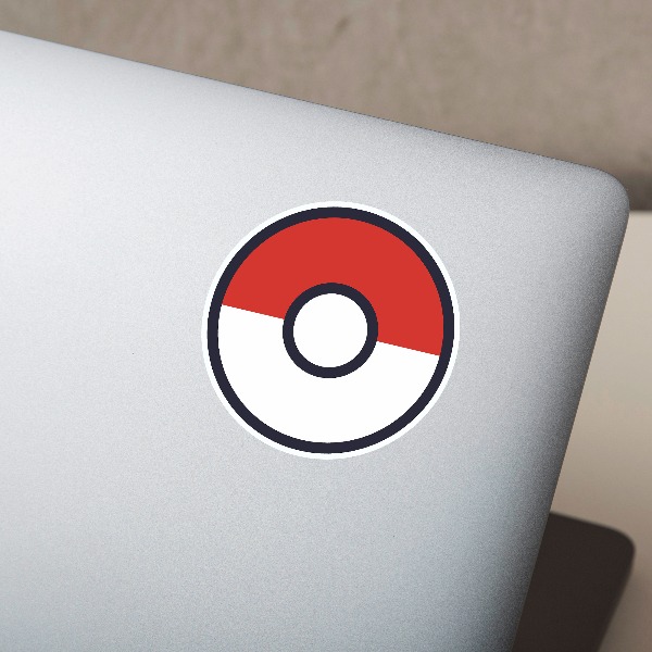 Poke Ball Decal 3/5