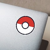 Car & Motorbike Stickers: Poke Ball - Pokemon 5