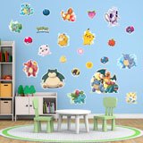 Stickers for Kids: Set 24X Pokemon Gotta Catch'em all 5