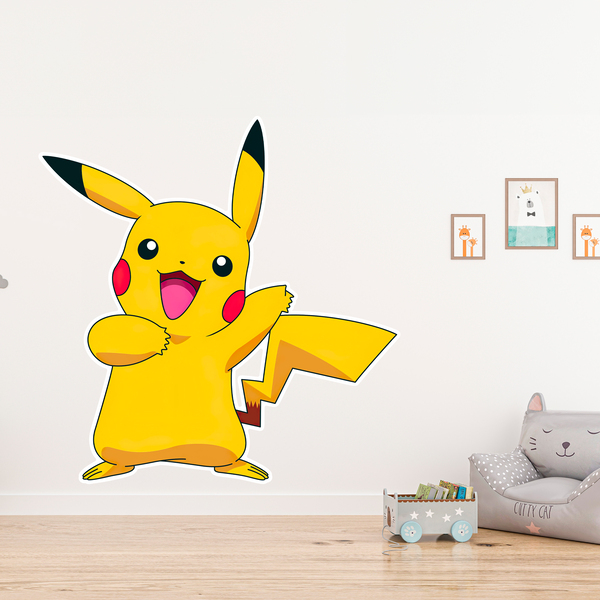 Stickers for Kids: Pikachu