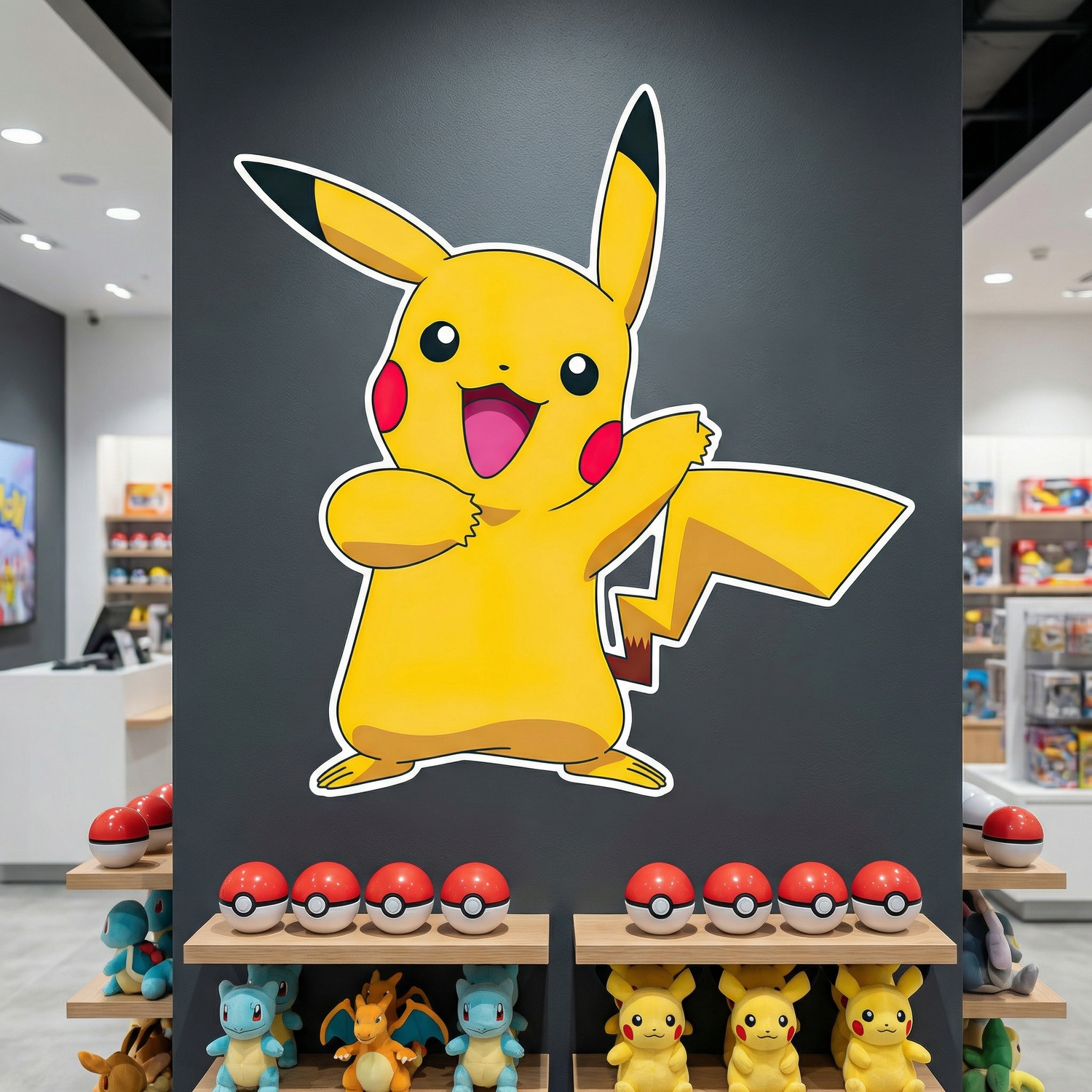 Stickers for Kids: Pikachu