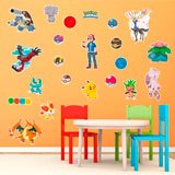 Stickers for Kids: Set 22X Pokémon Characters 3
