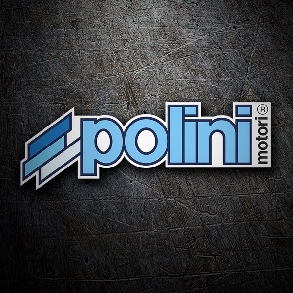 Car & Motorbike Stickers: Polini logo 1