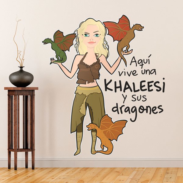 Stickers for Kids: Khaleesi and dragons