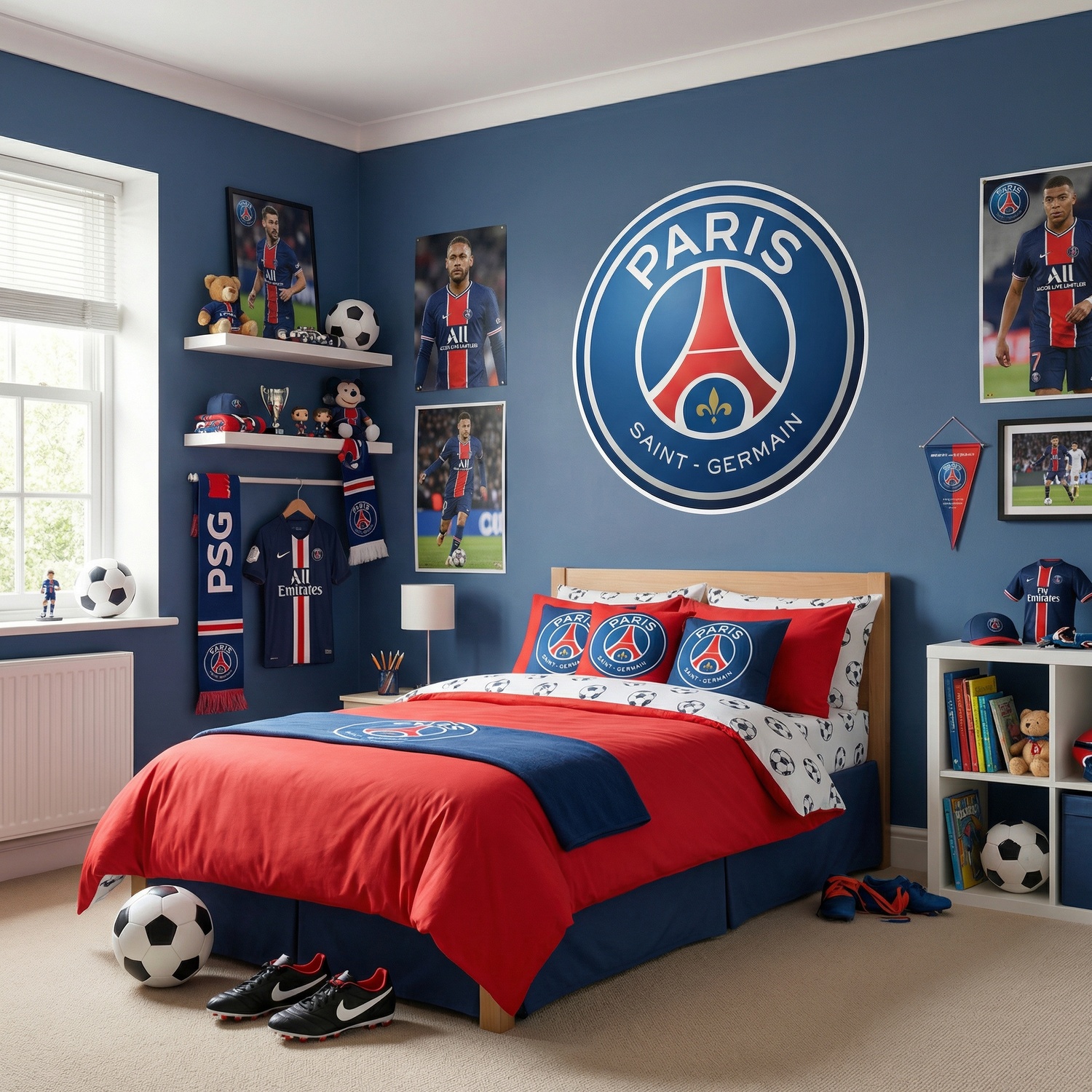 Wall Stickers: Paris Saint Germain Shield