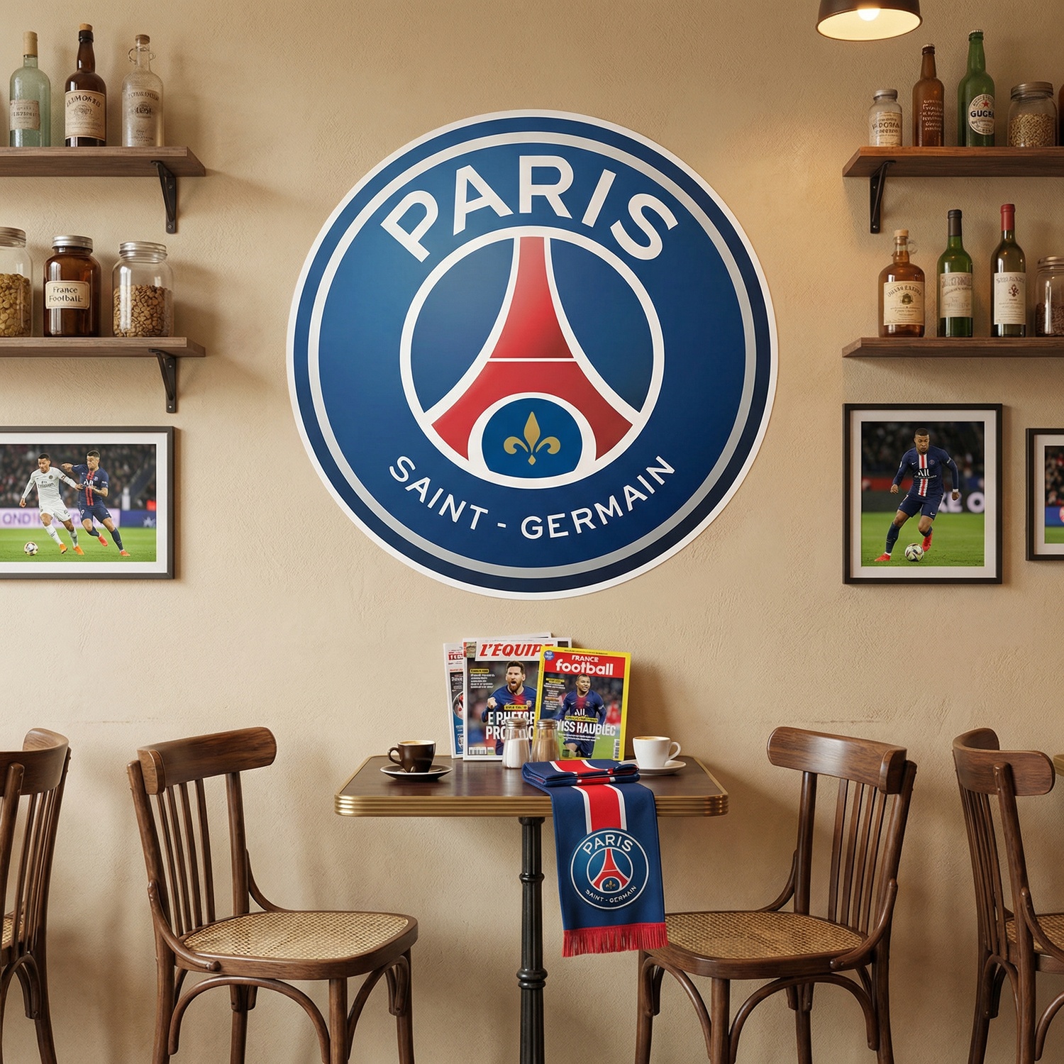 Wall Stickers: Paris Saint Germain Shield