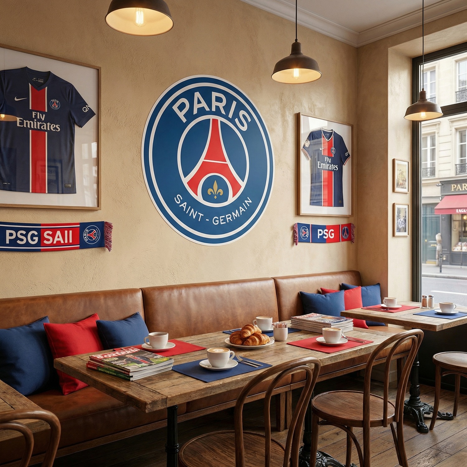 Wall Stickers: Paris Saint Germain Shield