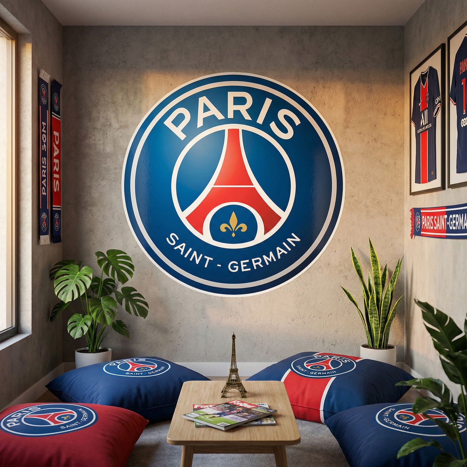 Wall Stickers: Paris Saint Germain Shield