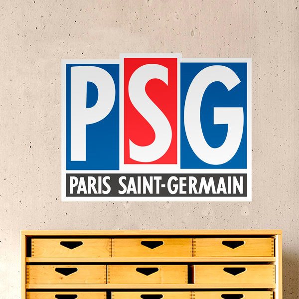 Wall Stickers: PSG Shield year 1990