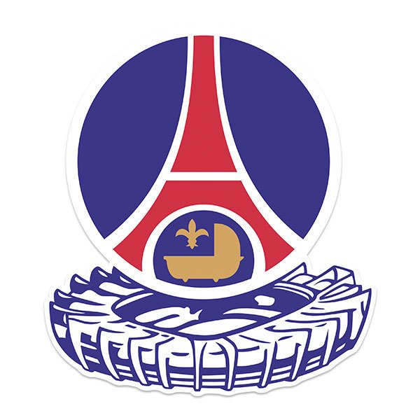 Wall Stickers: PSG Shield year 1982