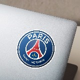 Wall Stickers: PSG Shield of Paris 4