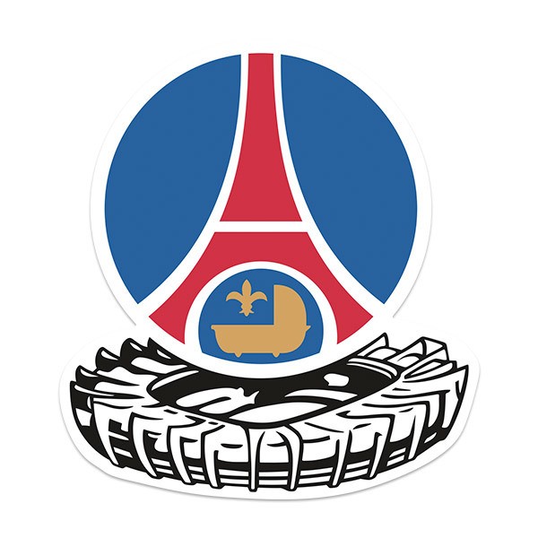 Wall Stickers: PSG Shield 1980