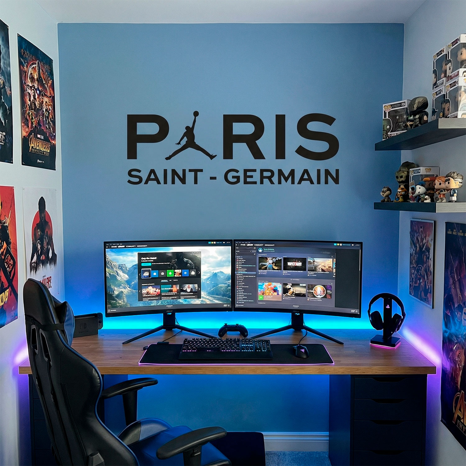 Wall Stickers: PSG Jordan 