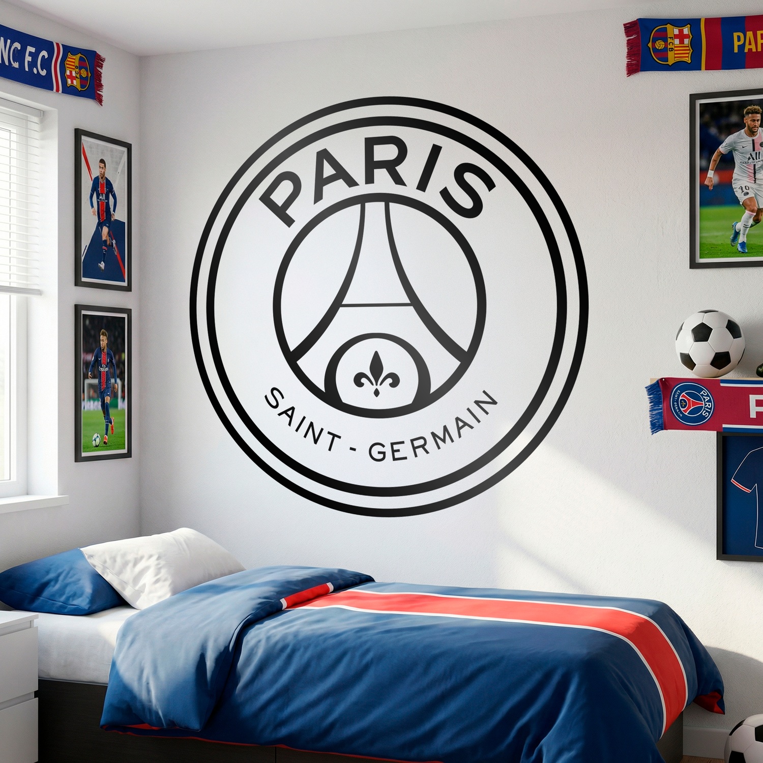 Wall Stickers: Paris Saint-Germain Football Club Coat of Arms