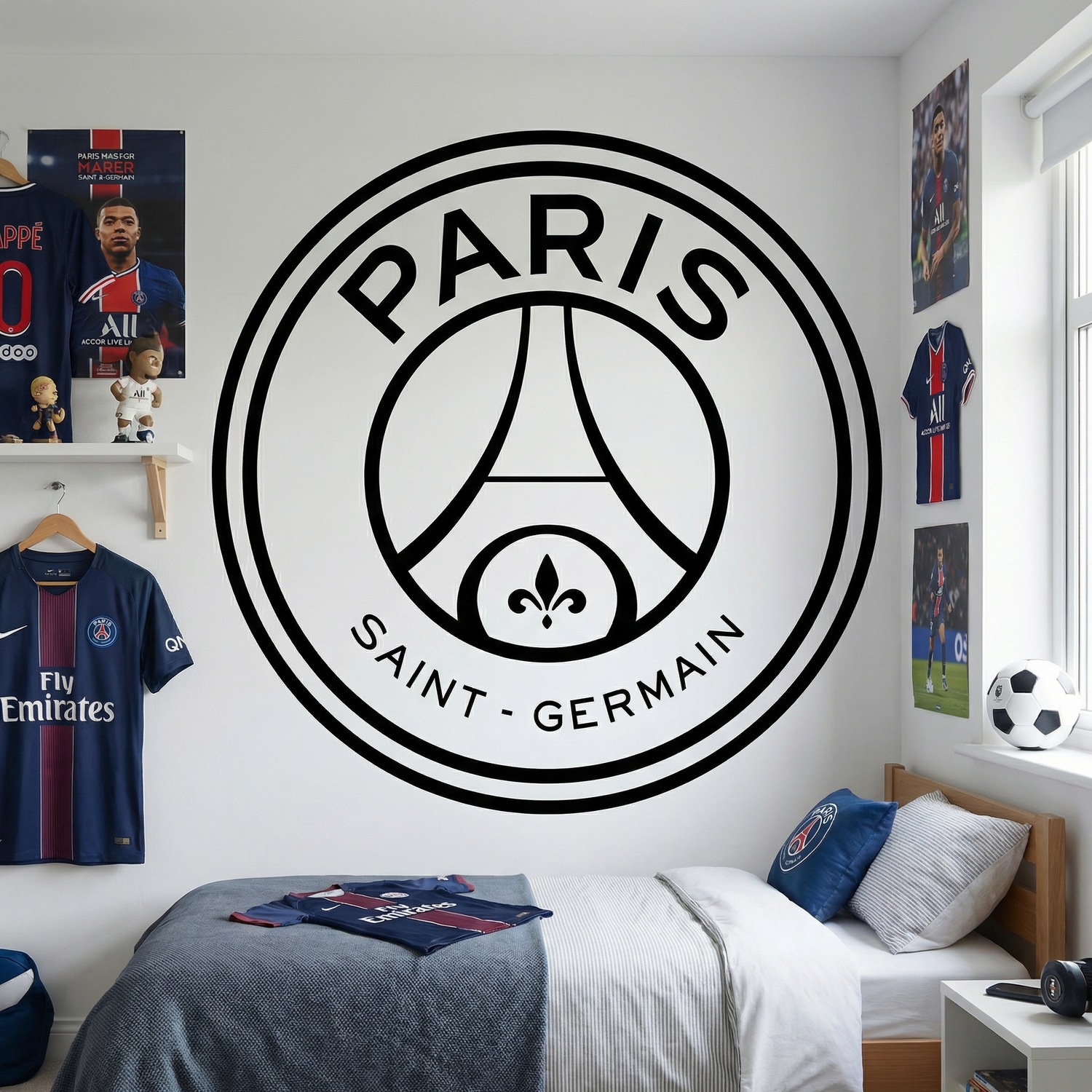 Wall Stickers: Paris Saint-Germain Football Club Coat of Arms