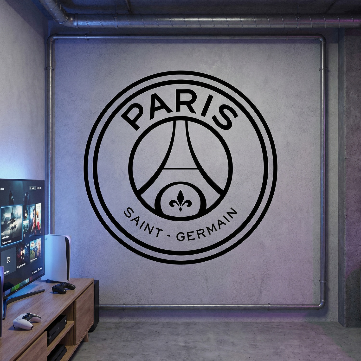 Wall Stickers: Paris Saint-Germain Football Club Coat of Arms