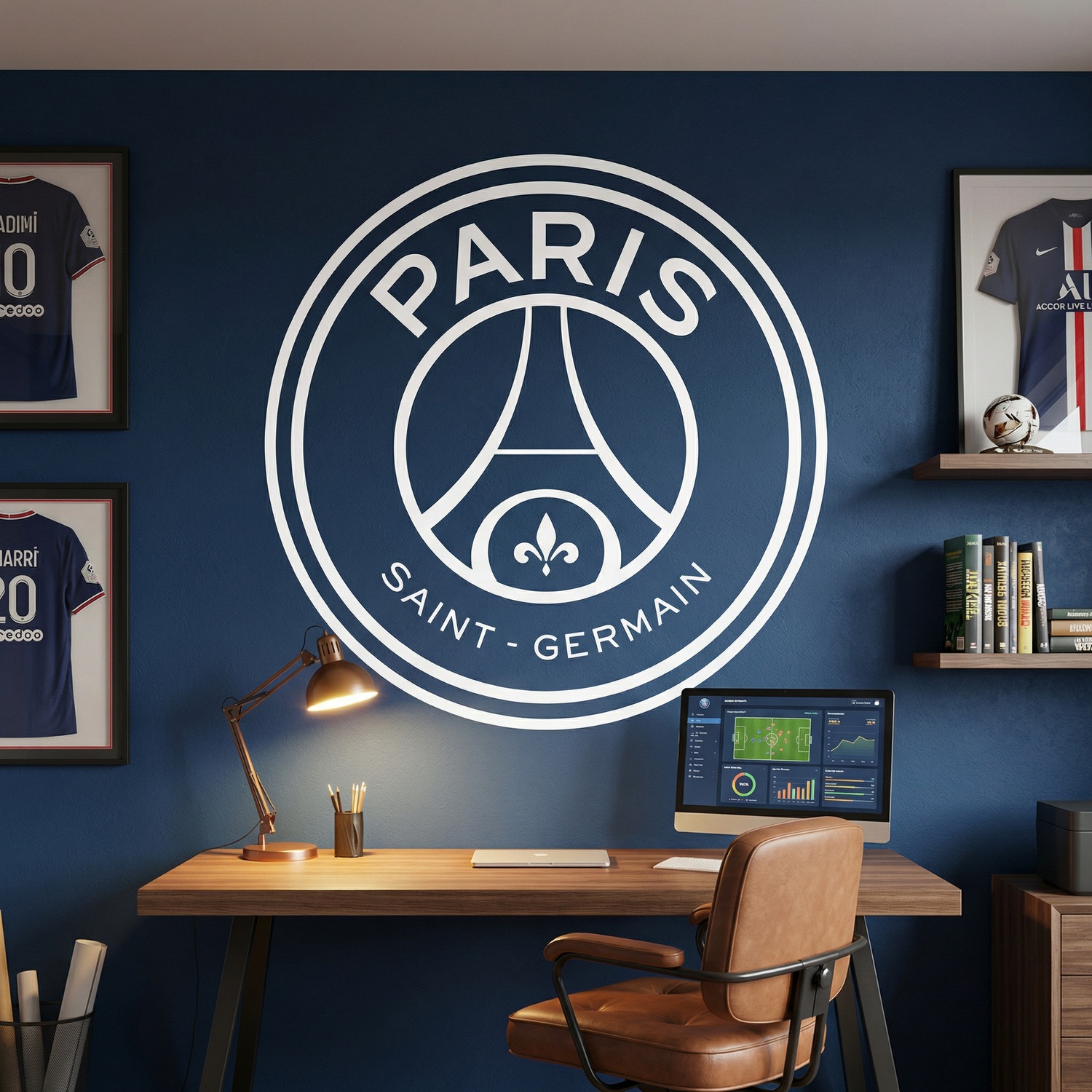 Wall Stickers: Paris Saint-Germain Football Club Coat of Arms