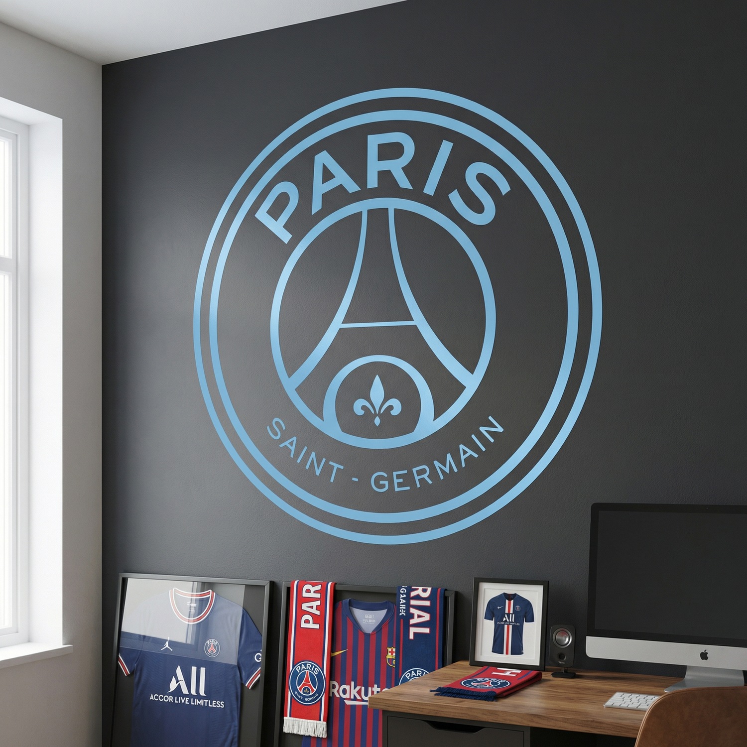 Wall Stickers: Paris Saint-Germain Football Club Coat of Arms
